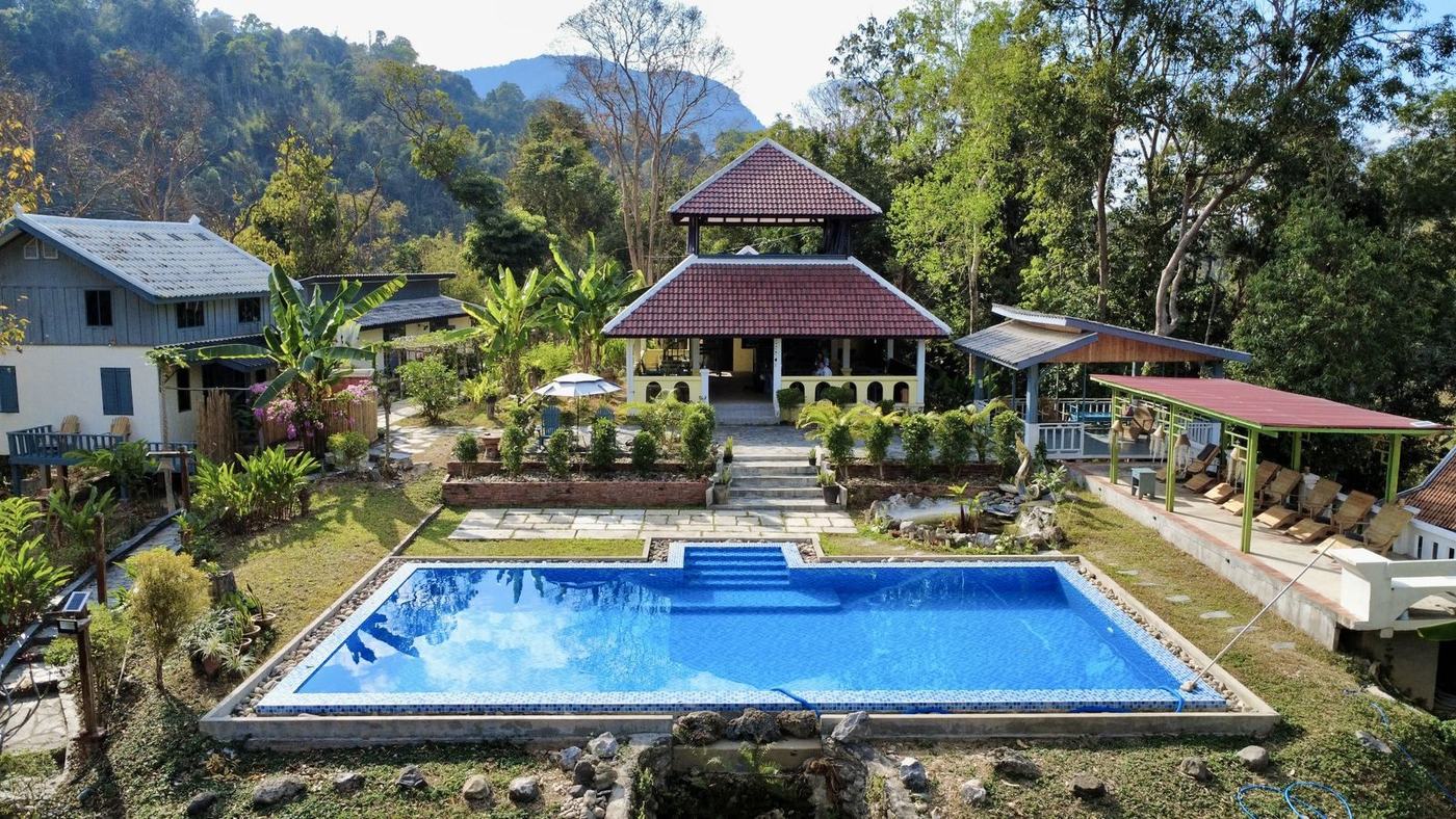Laos · Drone · Villa