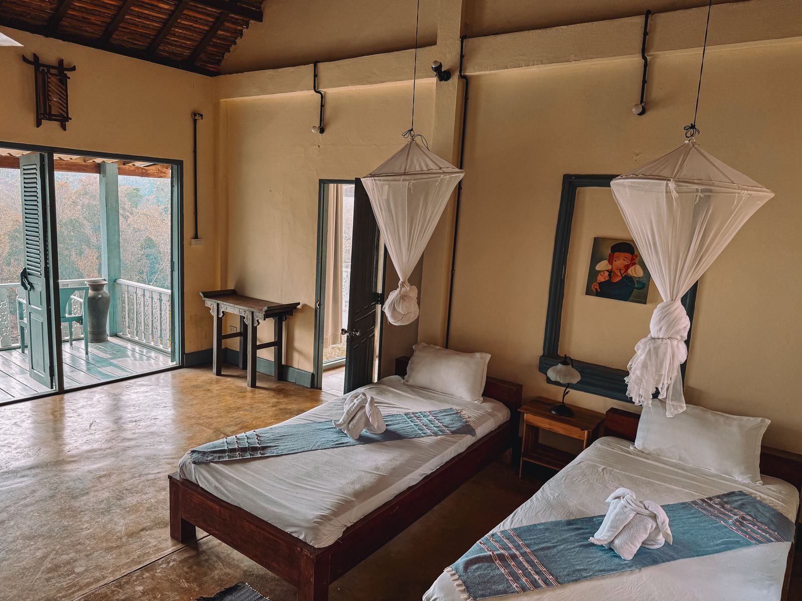 Room · Canopy Bed · Laos