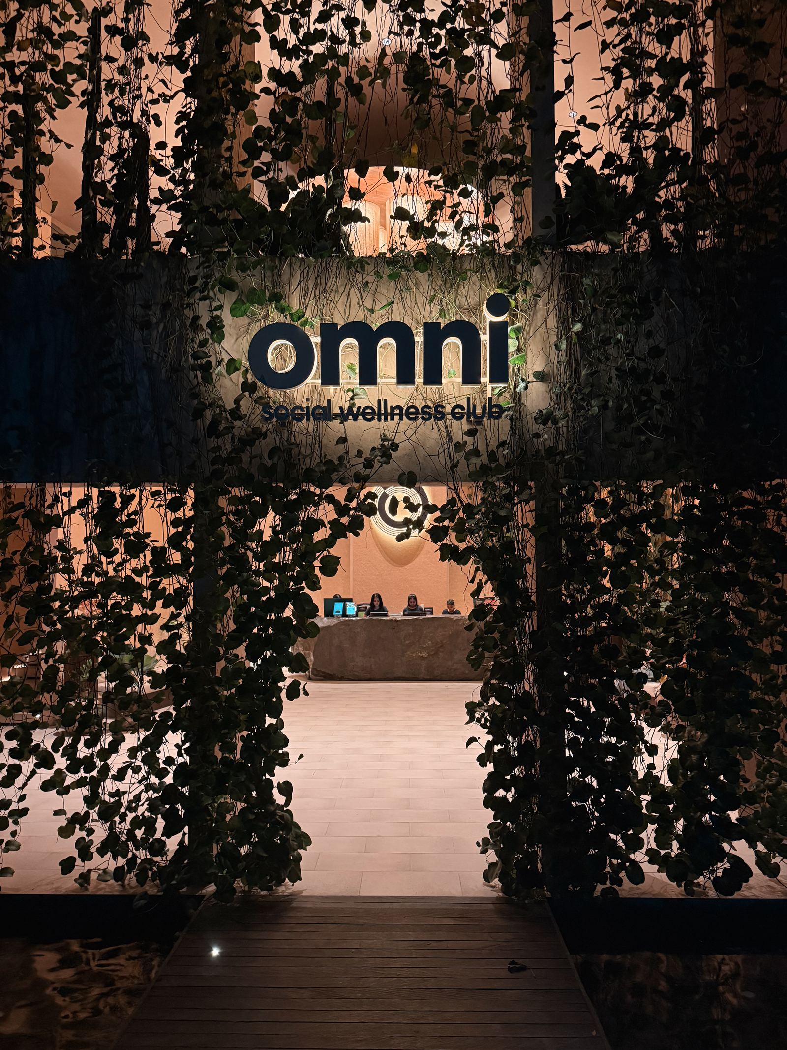 Canggu · Bali · Omni Social Wellness Club, Entrance by Night